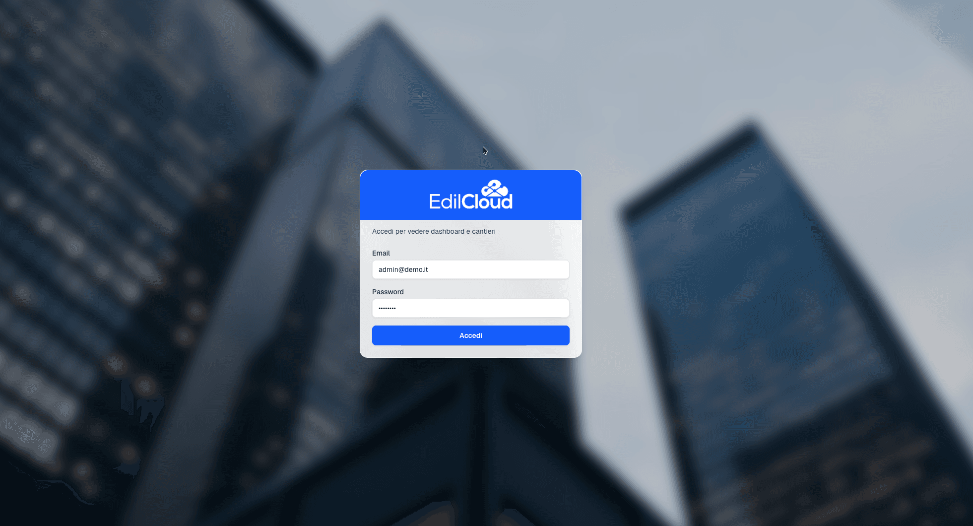 Screenshot EdilCloud